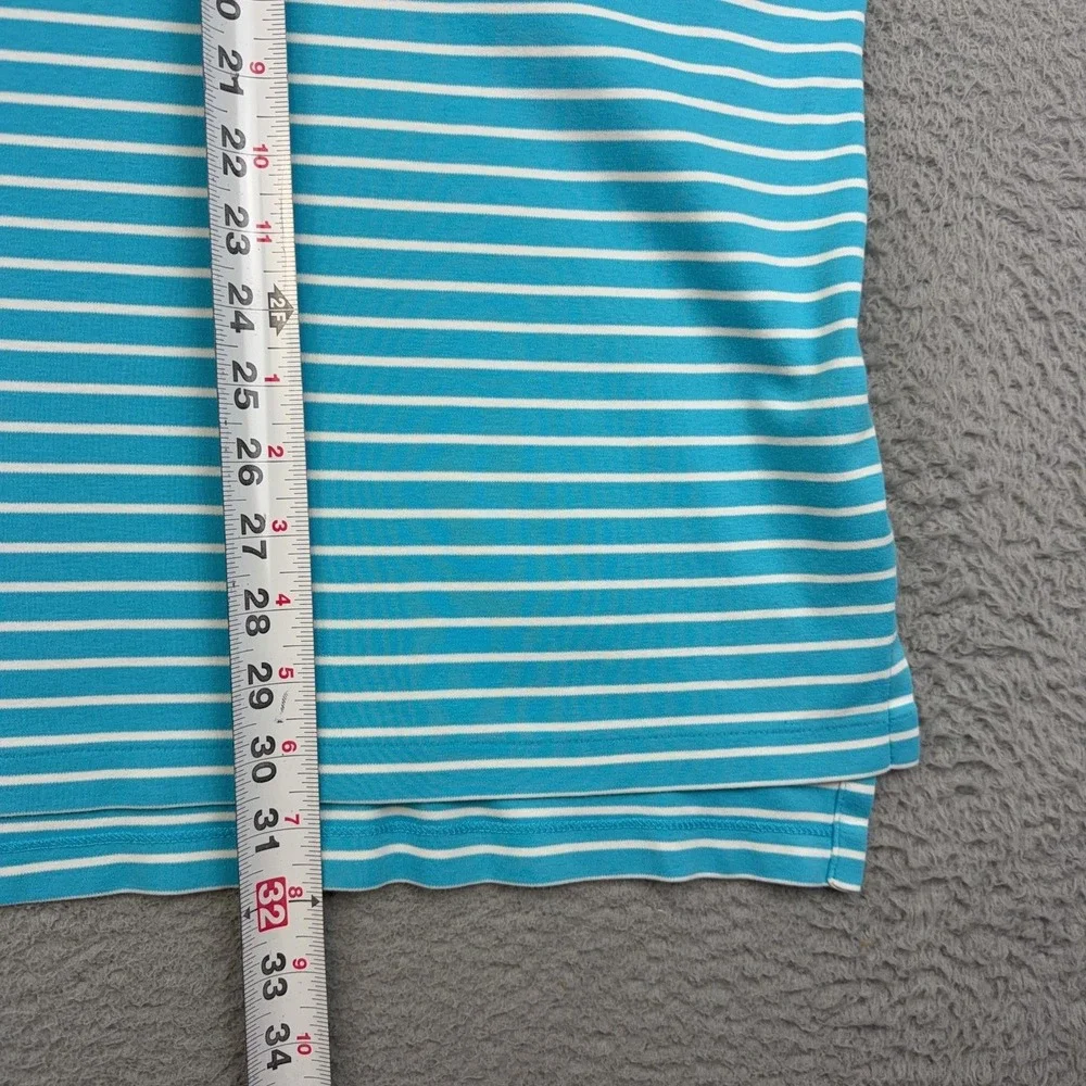 Polo By Ralph Lauren Polo Shirt Mens Big 3X Blue Striped Short Sleeve Cotton